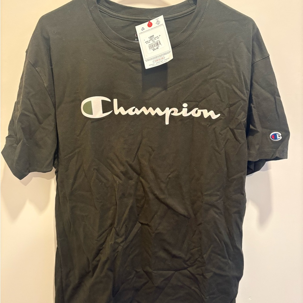 Champion Dark Gray Men's Short Sleeve Tee